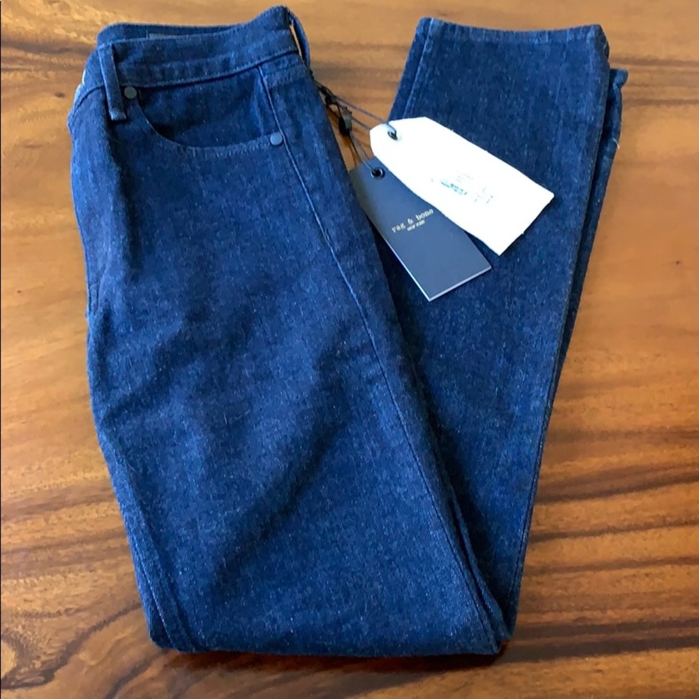 NWT Rag and Bone Indigo Cigarette Jeans